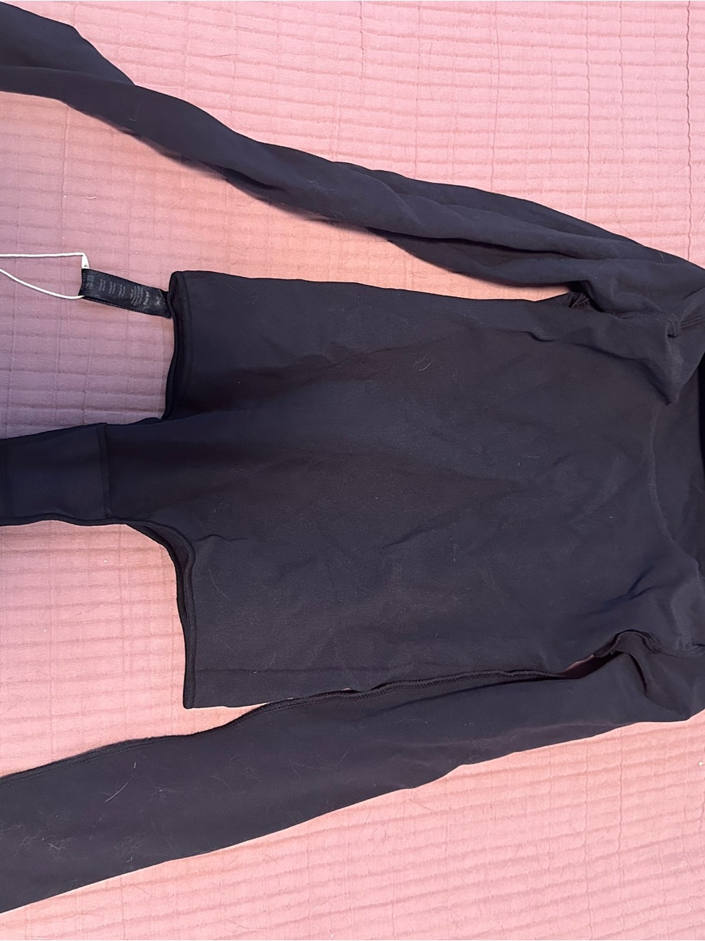 SKIMS Black Long Sleeve Bodysuit